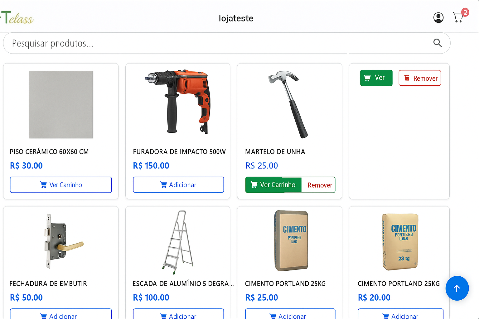 Catálogo de Produtos